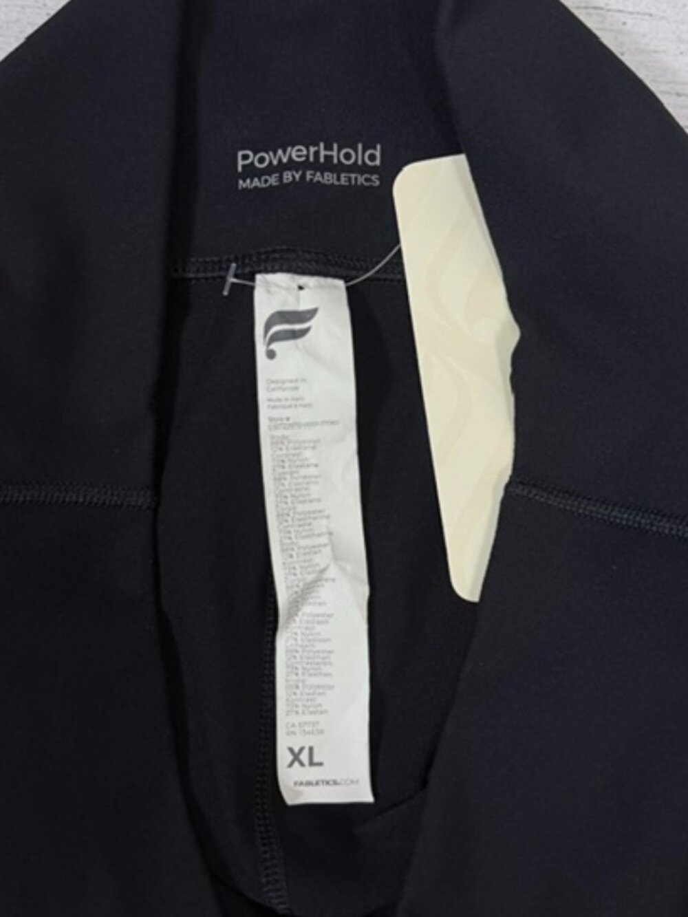 🖤NWT Fabletics Mila PowerHold High-Waisted Pocket Capri Leggings Black XL - Picture 6 of 12